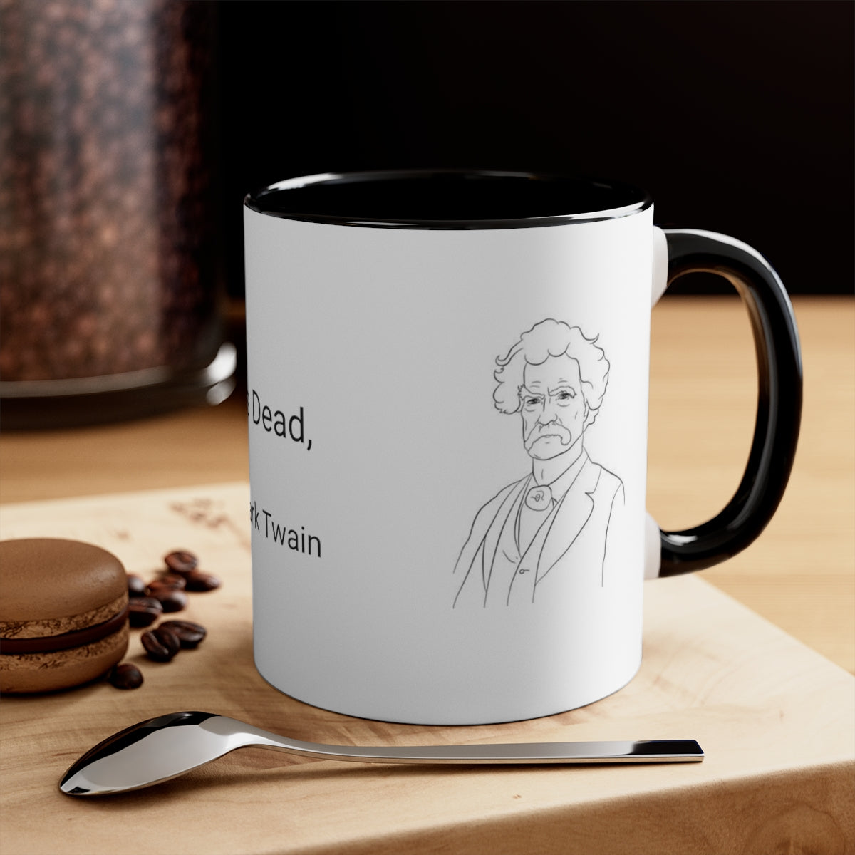 11oz - "When the Horse is Dead, Get Off."  - Mark Twain   Accent Coffee Mug