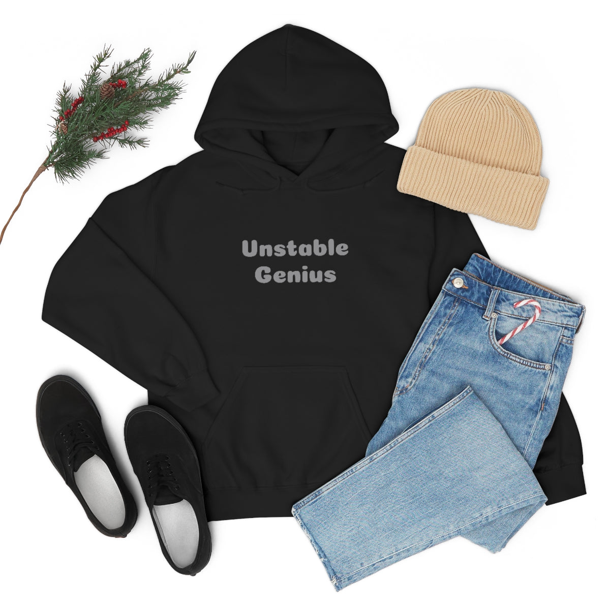 Unisex Heavy Blend™ Hooded Sweatshirt - unstable genius