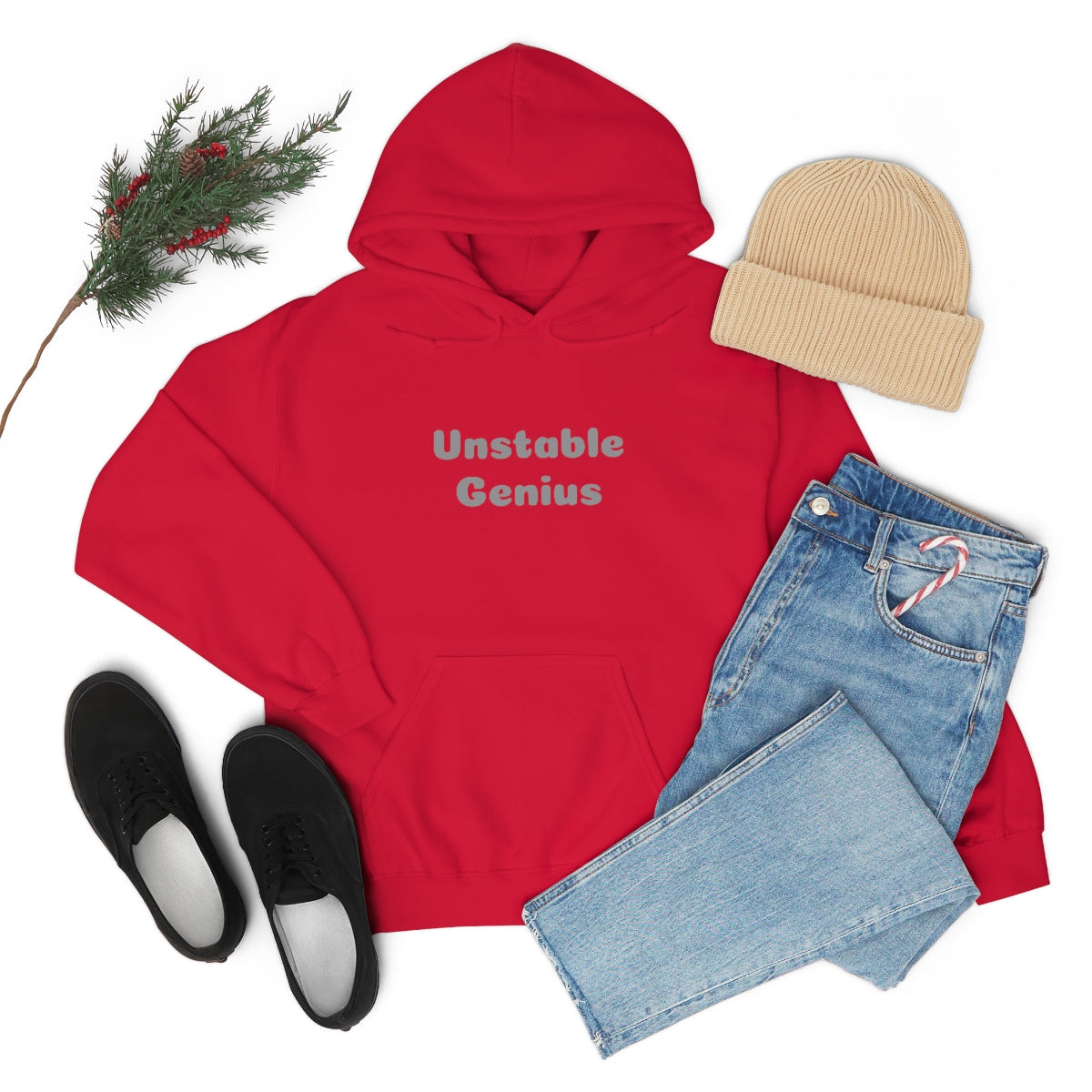 Unisex Heavy Blend™ Hooded Sweatshirt - unstable genius