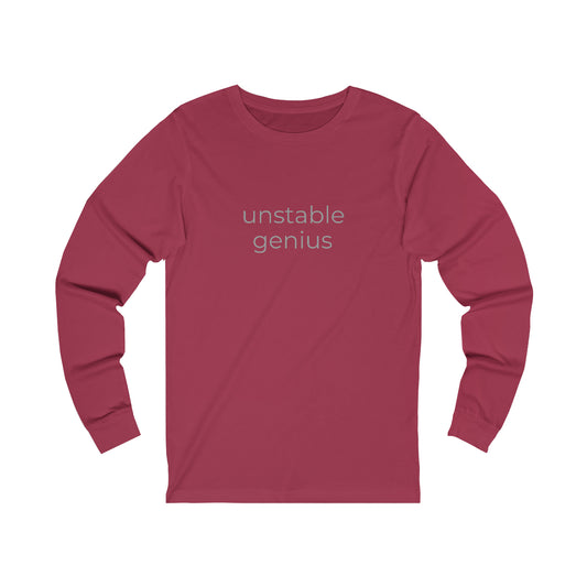 Unisex Jersey Long Sleeve Tee - unstable genius